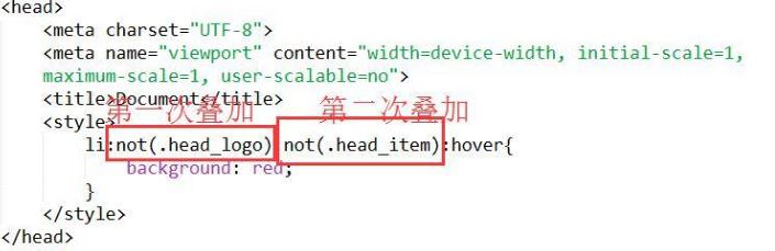 css3排除选择器not()-实现反选|除了的效果